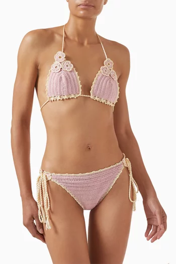 Fleur Hand-crocheted Bikini Set