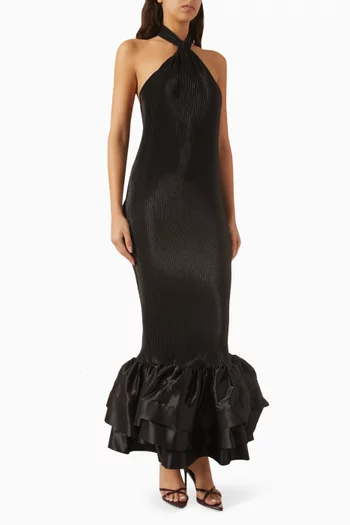 فستان سوهو بحمالة حول الرقبة