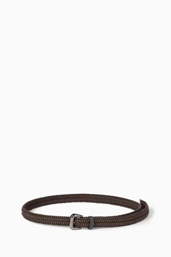 Monili Braided Belt in Cotton Blend
