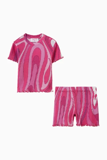 Print Top & Short Set