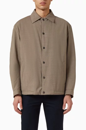 جاكيت مزيج صوف بوس × أستون مارتن