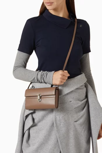 Mini Symmetry Crossbody Bag in Calf Leather