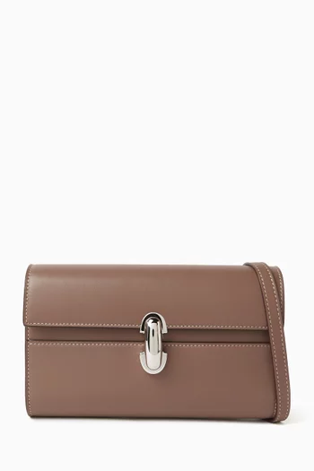 Mini Symmetry Crossbody Bag in Calf Leather