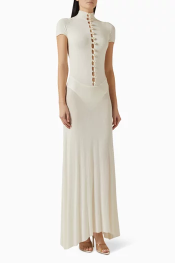 فستان ميا شفاف مزيج فيسكوز