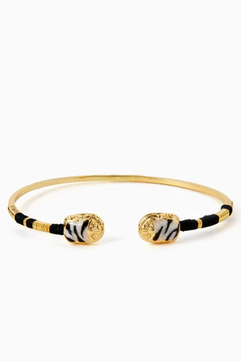 Duality Scaramouche Cuff in Gold-plated Metal