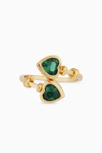 خاتم ديوالتي امور معدن مطلي بلون ذهبي