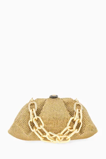 كلاتش جيما مرصع بالكريستال ستان