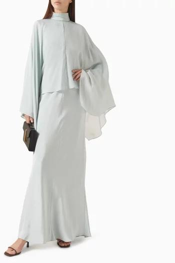 طقم فستان حرير، قطعتان