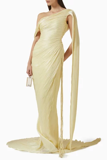 Off-shoulder Maxi Dress