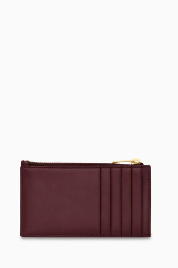 Cassandre Fragments Zip Case in Matelassé Leather