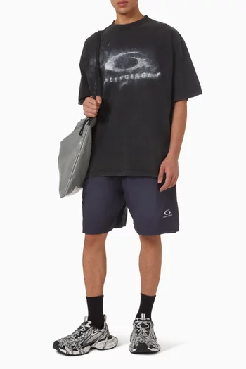 Washed Crayon Loop Medium Fit T‑shirt in Cotton