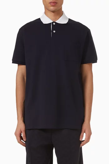 Polo Shirt in Stretch Cotton Piquet