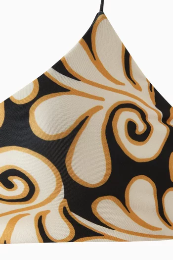 Isla Printed Bikini Top