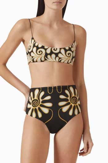 قطعة بيكيني علوية إيسلا بنقشة