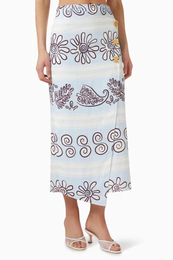 تنورة ليما كتان