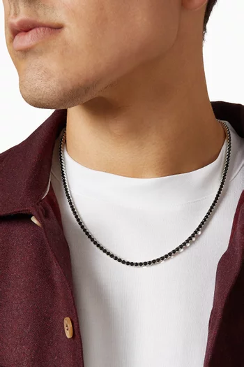 Classico Tennis Necklace in Sterling Silver