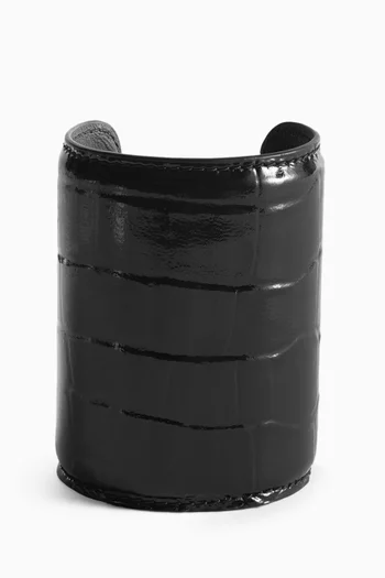 سوار طويل بنقشة جلد التمساح