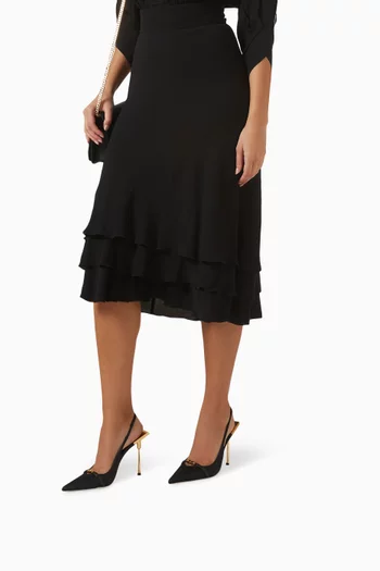 حذاء كلاسيك بسير خلفي ستان