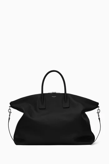 حقيبة يد بولينغ جلد بارز الملمس