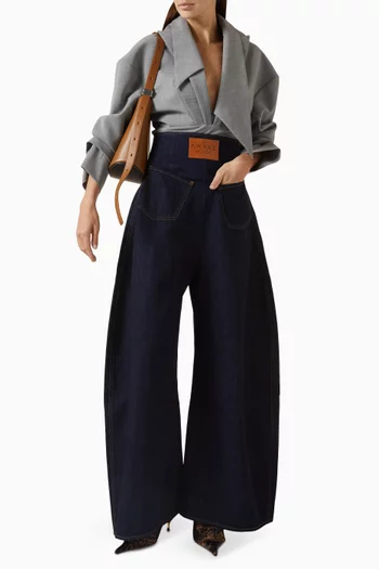 Rounded-leg Jeans in Denim
