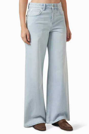 Wide-leg Jeans in Denim