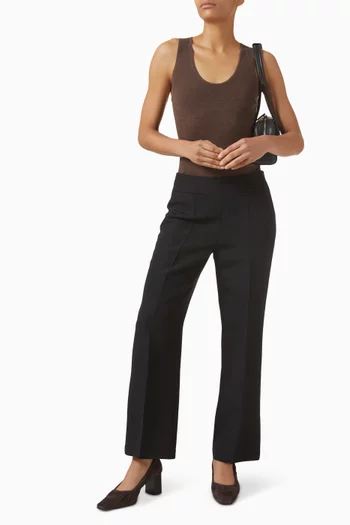 Rib-knit Top in Wool Blend