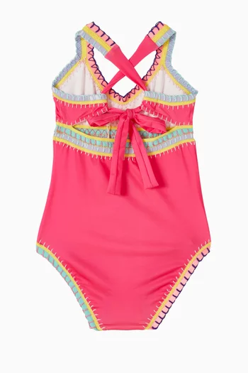Saidei Dreamy Rainbow One-piece Swimsuit