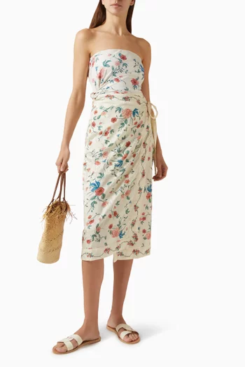 Luna Wrap Midi Skirt