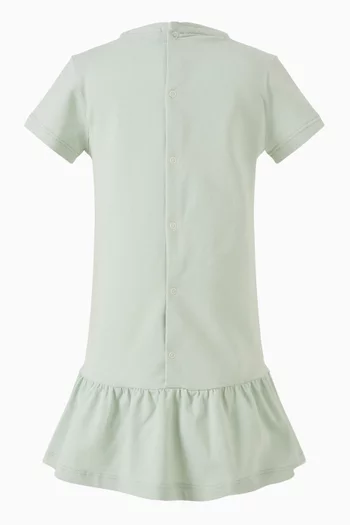 Crossbody-bag Printed Dress in Cotton