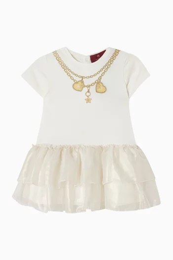 فستان بطبعة قلادة 