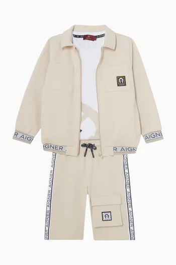 Logo Zip Pocket Jacket