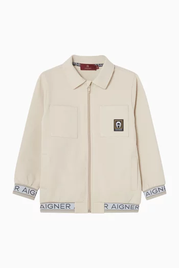 Logo Zip Pocket Jacket