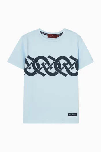 Criss-cross Logo T-shirt