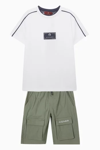 Logo-print T-shirt in Cotton