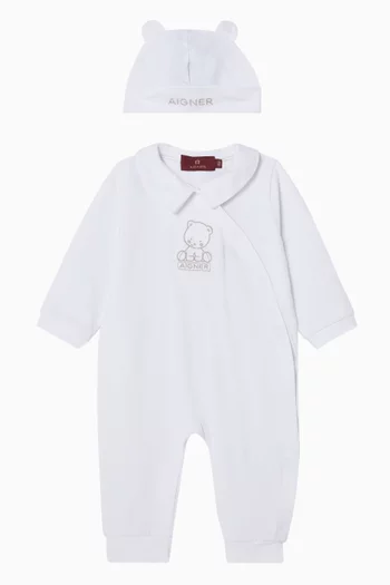 Logo Pyjama & Beanie Gift Set