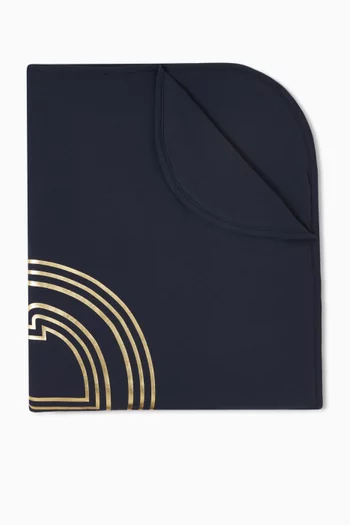 بطانية بشعار الماركة قطن