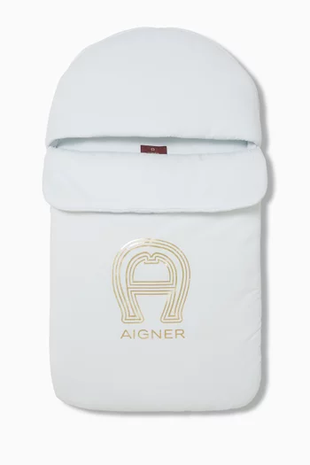 كيس نوم للرضع بشعار الماركة قطن بيما