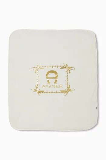 بطانية بشعار الماركة قطن بيما للرضع