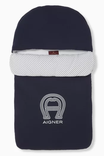 Logo Baby Nest in Pima Cotton