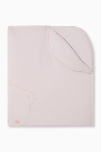 بطانية للرضع مطرزة بشعار الماركة قطن بيما