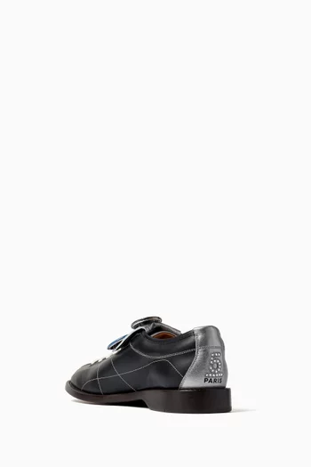 Striker Bowling Lace-ups in Nappa Leather