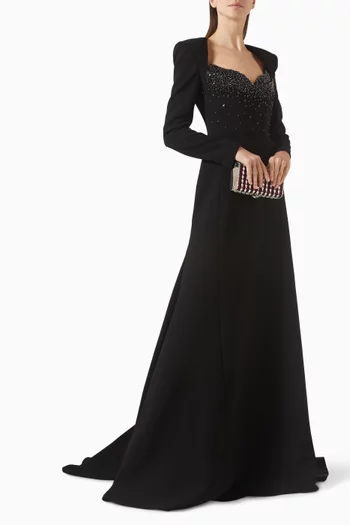 Embellished Bodice Gown