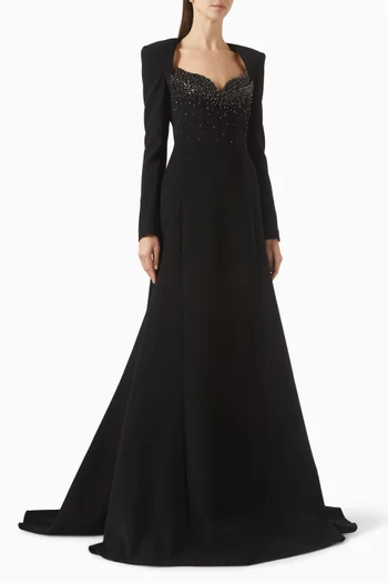 Embellished Bodice Gown