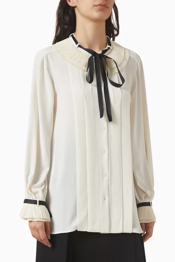 قميص بياقة بيتر بان