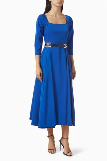 Belted Midi Dress