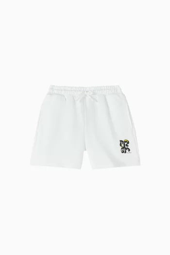 Graffiti Sweatshorts in Fleece