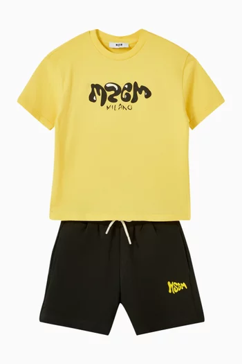 Logo Sweatshorts in Fleece