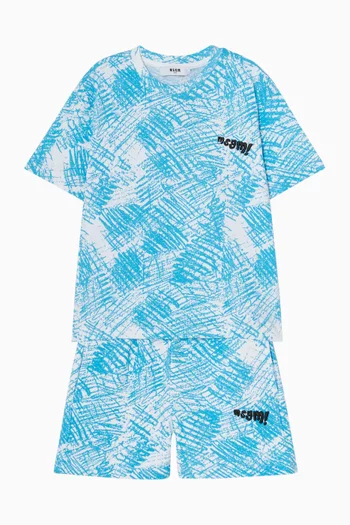 Scribble T-shirt in Cotton Jersey