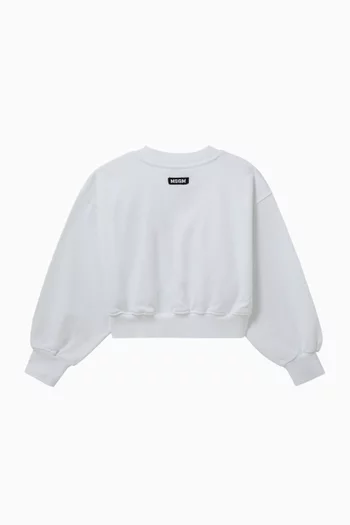 Printed Crewneck Sweatshirt