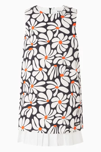 فستان مزين بزهور